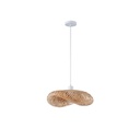 LÁMPARA COLGANTE BAMBÚ 1xE27 420x300x130mm ARTE ILLUMINA LAGOON