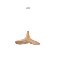 LÁMPARA COLGANTE BAMBÚ 1xE27 MAX 40W 520x435x270mm ARTE ILLUMINA VISOR