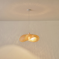 LÁMPARA COLGANTE BAMBÚ 1xE27 MAX 40W 430x430x220mm ARTE ILLUMINA LAGOON