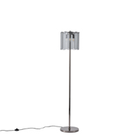 LÁMPARA DE PIE LUZ METAL-VIDRIO 3xE14 MAX 8W Ø300mm NEGRO ARTE ILLUMINA MIRA