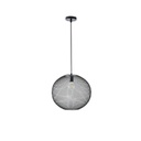 LÁMPARA COLGANTE DE METAL 1xE27 MÁX. 15W 250x250x1280mm NEGRO ARTE ILLUMINA MESH