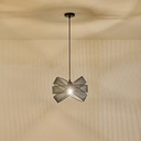 LÁMPARA COLGANTE DE METAL  1xΕ27 MAX15W 350x350x1270mm NEGRO ARTE ILLUMINA OGGI