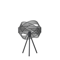 LÁMPARA DE MESA METAL 1xE27 MÁX 15W 300x300x4700mm METAL NEGRO ARTE ILLUMINA OGGI