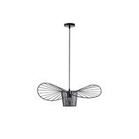 LÁMPARA COLGANTE DE METAL 1xΕ27 MAX15W 600x600x1270mm NEGRO ARTE ILLUMINA CAP