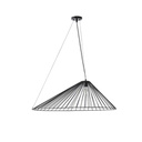 LÁMPARA COLGANTE METAL  1xE27 MÁX. 15W 800x520x1360mm NEGRO ARTE ILLUMINA RAY