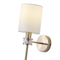 APLIQUE DE PARED METAL 1xE14 MAX 15W 190x120x370mm ESTAMPADO DE MÁRMOL ARTE ILLUMINA TIMELESS