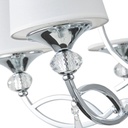 LÁMPARA COLGANTE METAL-TEJIDO 5 LUCES 5xE27 MAX 15W MAX 40W 530x600mm CROMO ARTE ILLUMINA COUNTESS