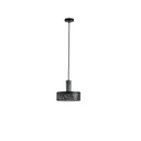 LÁMPARA COLGANTE DE HORMIGÓN Y HIERRO 1xΕ27 MÁX. 15 W 255 x 255 x 200 mm NEGRO ARTE ILLUMINA SCOURO