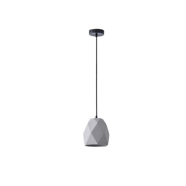 LÁMPARA COLGANTES HORMIGÓN 1xΕ27 MAX15W 160x160x170mm GRIS ARTE ILLUMINA ARME
