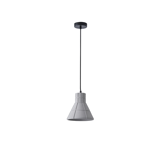 LÁMPARA COLGANTES HORMIGÓN 1xΕ27 MAX15W 200x200x210mm GRIS ARTE ILLUMINA ARME