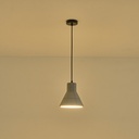 LÁMPARA COLGANTES HORMIGÓN 1xΕ27 MAX15W 200x200x210mm GRIS ARTE ILLUMINA ARME