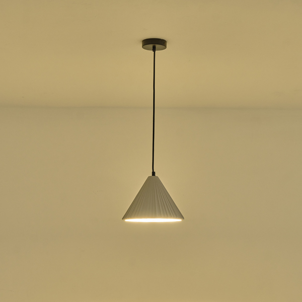 LÁMPARA COLGANTES HORMIGÓN 1xΕ27 MAX15W 240x240x210mm GRIS ARTE ILLUMINA PLATRE