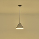 LÁMPARA COLGANTES HORMIGÓN 1xΕ27 MAX15W 240x240x210mm GRIS ARTE ILLUMINA PLATRE