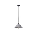 LÁMPARA COLGANTES HORMIGÓN 1xE27 MÁX15W 250x250x1240mm GRIS ARTE ILLUMINA PLATRE