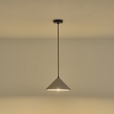 LÁMPARA COLGANTES HORMIGÓN 1xE27 MÁX15W 250x250x1240mm GRIS ARTE ILLUMINA PLATRE