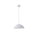 LÁMPARA COLGANTE GESSO 1xE27 MAX 15W 350x350x130mm BLANCO ARTE ILLUMINA CALCO