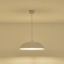 LÁMPARA COLGANTE GESSO 1xE27 MAX 15W 500x500x130mm BLANCO ARTE ILLUMINA CALCO