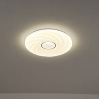 PLAFÓN DE TECHO PLÁSTICO LED 60W 5580lm 3000K 3CCT 3000-4000-6500K Ø480x75mm BLANCO ARTE ILLUMINA TRIANO