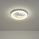 PLAFÓN DE TECHO PLÁSTICO LED 60W 5940lm 3CCT(3000-4000-6000K) Ø480mm BLANCO-AMARILLO ARTE ILLUMINA ALEGRE