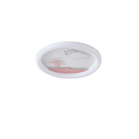 PLAFÓN DE TECHO LED 60W Ø50 3CCT(3000-4000-6000K) 480x65mm BLANCO-ROSA ARTE ILLUMINA ALEGRE