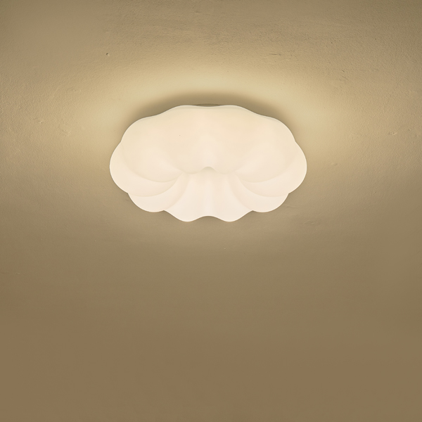 PLAFÓN DE TECHO PLÁSTICO LED 24W 2000lm 3000K Ø480x75mm BLANCO ARTE ILLUMINA NEFOS