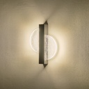 APLIQUE DE PARED ACRÍLICO 6W 312lm 3000K 195×45mm NEGRO ARTE ILLUMINA ERATO