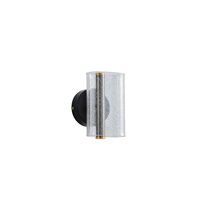 APLIQUE DE PARED ACRÍLICO ESTAMPADO NIEVE 8W 720lm 3000K 420x380mm NEGRO ARTE ILLUMINA SPARKY