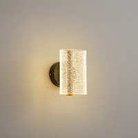 APLIQUE DE PARED ACRÍLICO ESTAMPADO NIEVE 8W 720lm 3000K 420x380mm NEGRO ARTE ILLUMINA SPARKY
