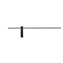APLIQUE DE PARED METAL LED 12W 1200lm 3000K 1000x200x40mm NEGRO ARTE ILLUMINA CLIO