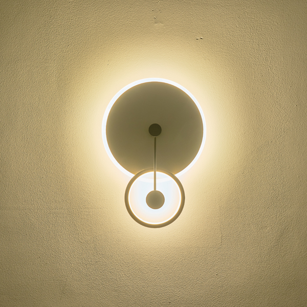 APLIQUE DE PARED LED 15W 1000lm 3000K 280x400x70mm ORO ARTE ILLUMINA O CLOCK