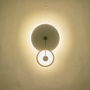 APLIQUE DE PARED LED 15W 1000lm 3000K 280x400x70mm ORO ARTE ILLUMINA O CLOCK
