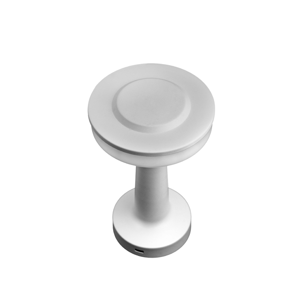 LÁMPARA DE MESA TÁCTIL RECARGABLE LED 2W 90lm 3CCT(3000-4000-6000K) DC 5V BLANCO ARTE ILLUMINA TWILIGHT