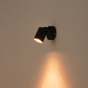 FOCO INDIVIDUAL METÁLICO 1xGU10 135x80x95 mm NEGRO ARTE ILLUMINA OLYMP