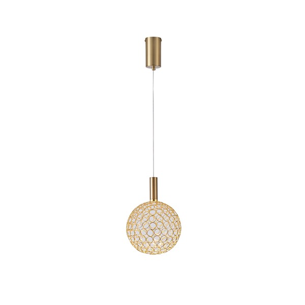 LÁMPARA COLGANTE BOLA "PERFORATO" LED 6.3W 648lm 3000K Ø200x1388mm ARTE ILLUMINA