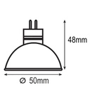 BOMBILLA LED MR16 6W 38° 12V AC/DC