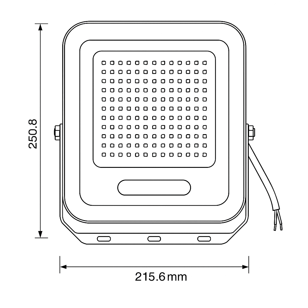 PROYECTOR LED SMD 150W NEGRO IP66 PLUS