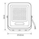 PROYECTOR LED SMD 150W NEGRO IP66 PLUS