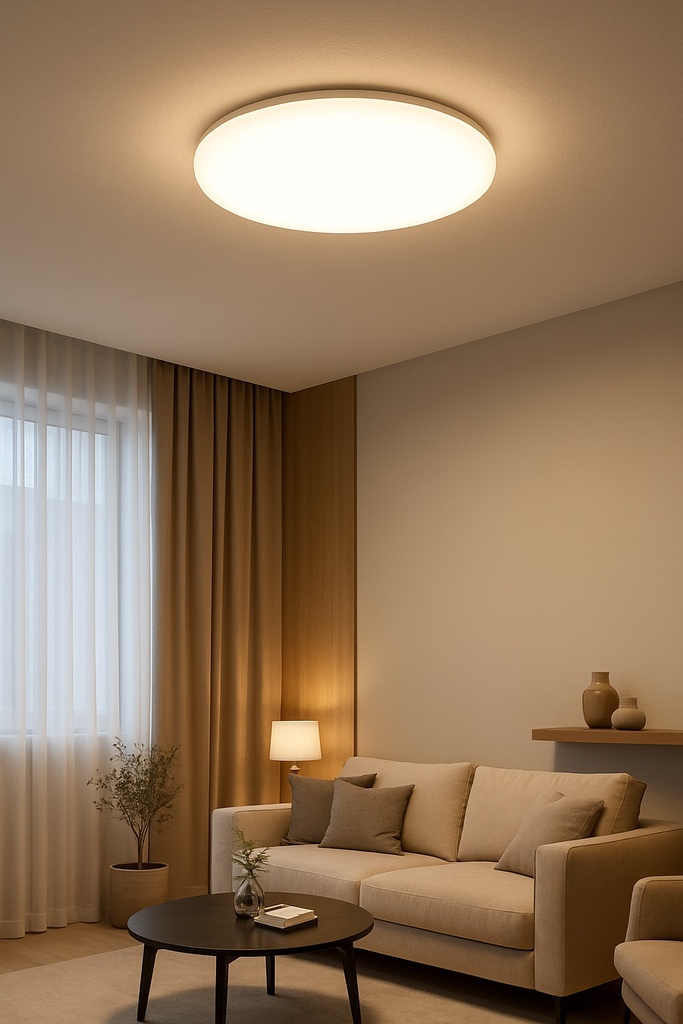 PLAFÓN LED 36W Ø500 3CCT IP20 BLANCO PLUS