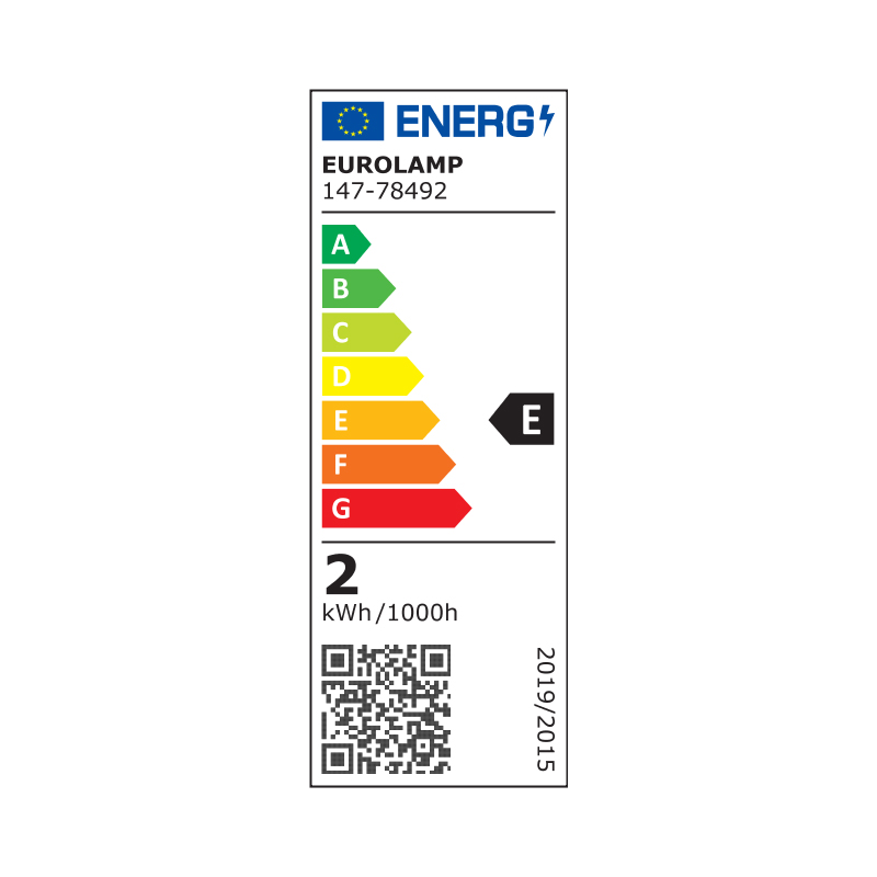  BOMBILLA DE FILAMENTO LED T25 2,2W 250lm Ε14 3000K 220-240V EUROLAMP