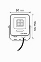 PROYECTOR LED SMD BASE 360° 30W NEGRO IP65 4000K PLUS (OLD REF. E.147-69326)