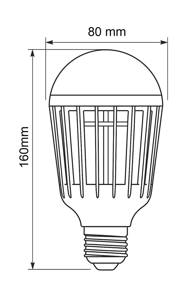  BOMBILLA LED MATE INSECTOS 6500K 7W 220-240V