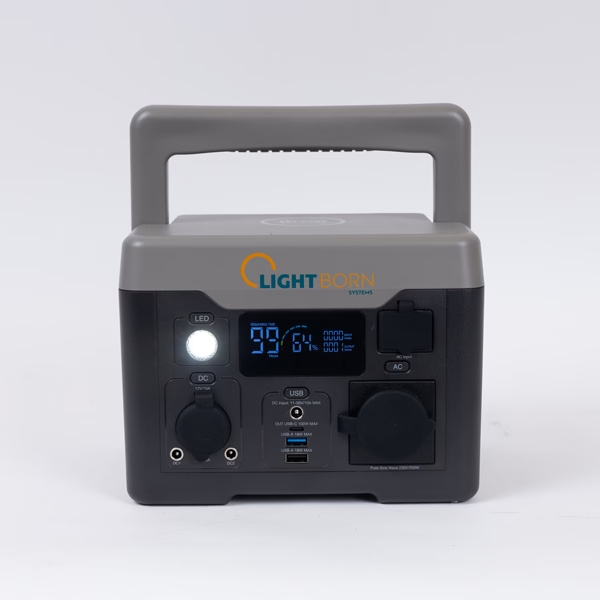 ESTACIÓN DE ENERGÍA PORTÁTIL LIGHTBORN SYSTEMS 284,7 Wh/350 W