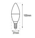 BOMBILLA LED VELA C37 7W E14 PLUS