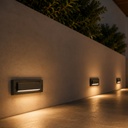 APLIQUE DE PARED LED 6W 255x42x90 3CCT IP65 "SENARIO"