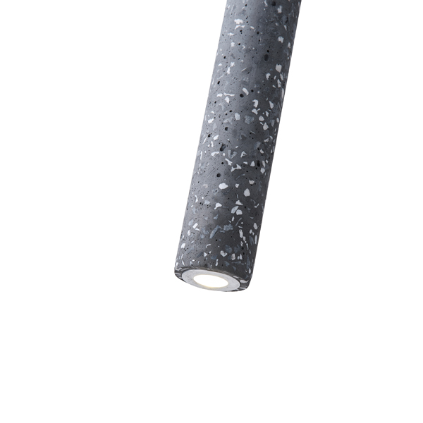 LÁMPARA DE TECHO COLGANTES HORMIGÓN LED 3W 280lm 3000K Ø45X1800mm ARTE ILLUMINA SALPICO