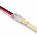 CONECTOR HIPOPÓTAMO ALIMENTACIÓN 8mm CON CABLE PARA TIRA LED SMD/COB 12-24V IP20 