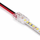 CONECTOR HIPOPÓTAMO ALIMENTACIÓN 8mm CON CABLE PARA TIRA LED SMD/COB 12-24V IP20 