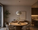 LÁMPARA COLGANTE DE PLÁSTICO REFORZADO CON FIBRA DE VIDRIO 1xE27 MAX 15W 340x300x250mm ARTE ILLUMINA AEONIC