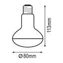 BOMBILLA LED R80 12W Ε27 220-240V