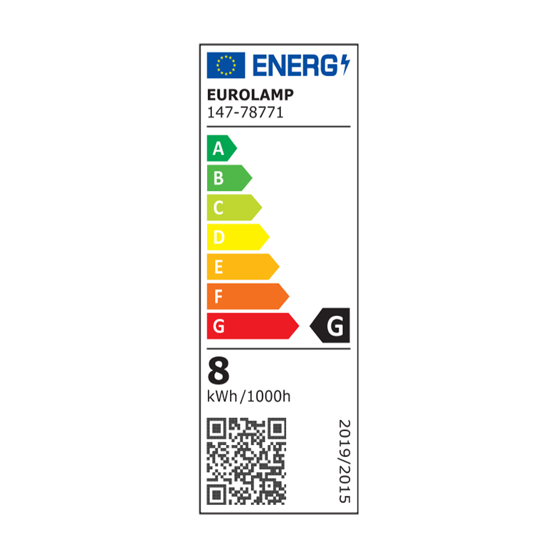 BOMBILLA GLOBO G125 E27 DECO GOLD GLASS DIMABLE 8W 2400K EUROLAMP